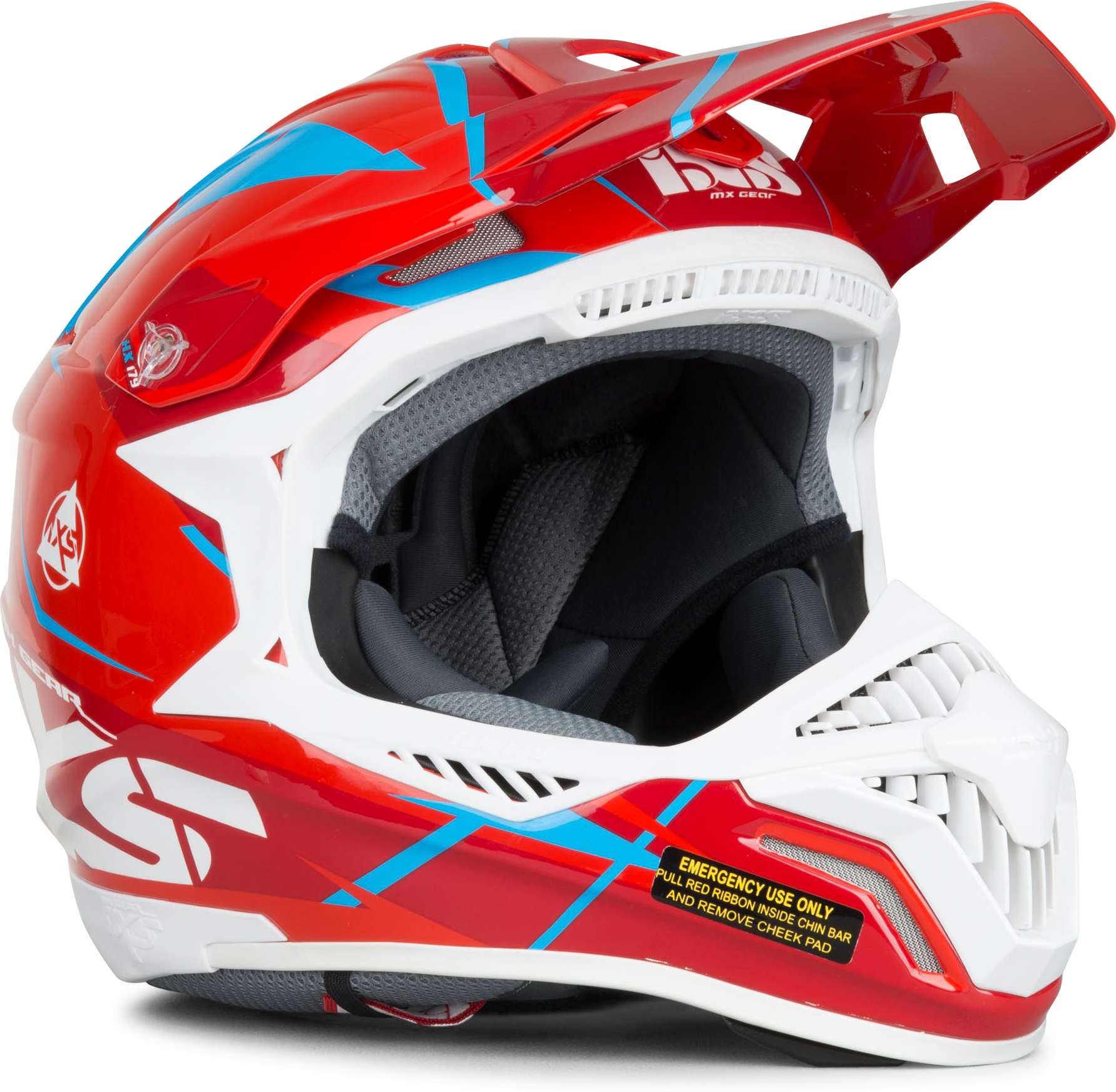 iXS Casco de Cross  HX 179 Flash Rojo-Azul