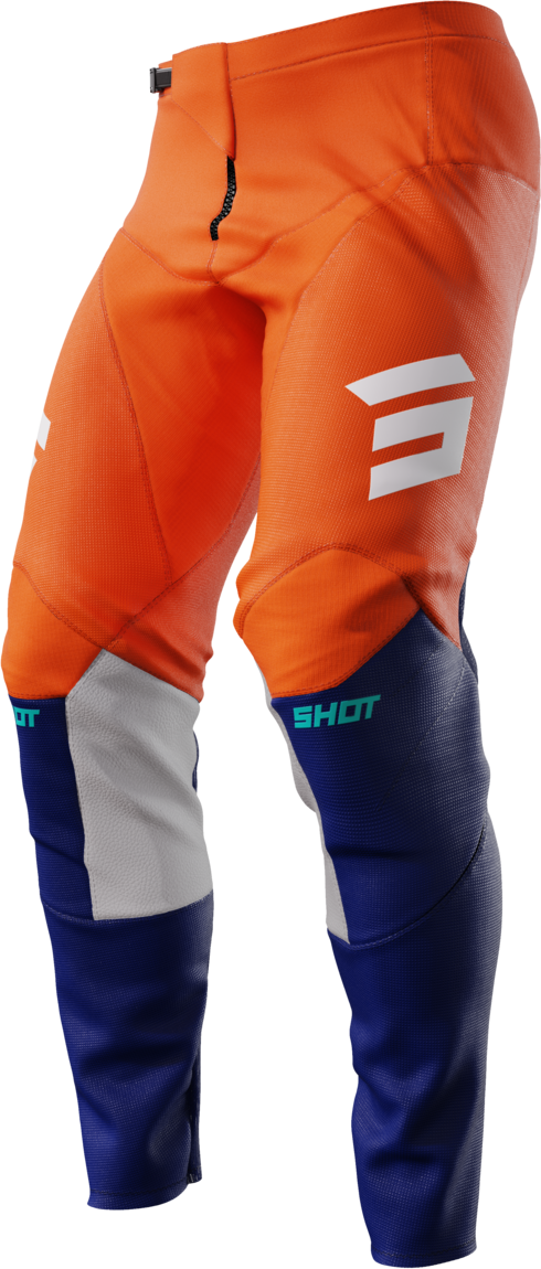 Shot Race Gear Pantalones de Cross Shot Contact Naranja Hierro