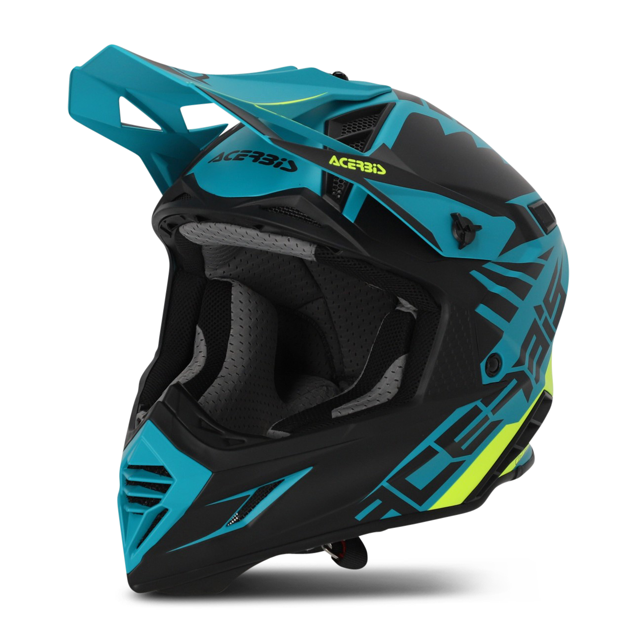 Acerbis Casco de Cross  X-Track Verde-Negro