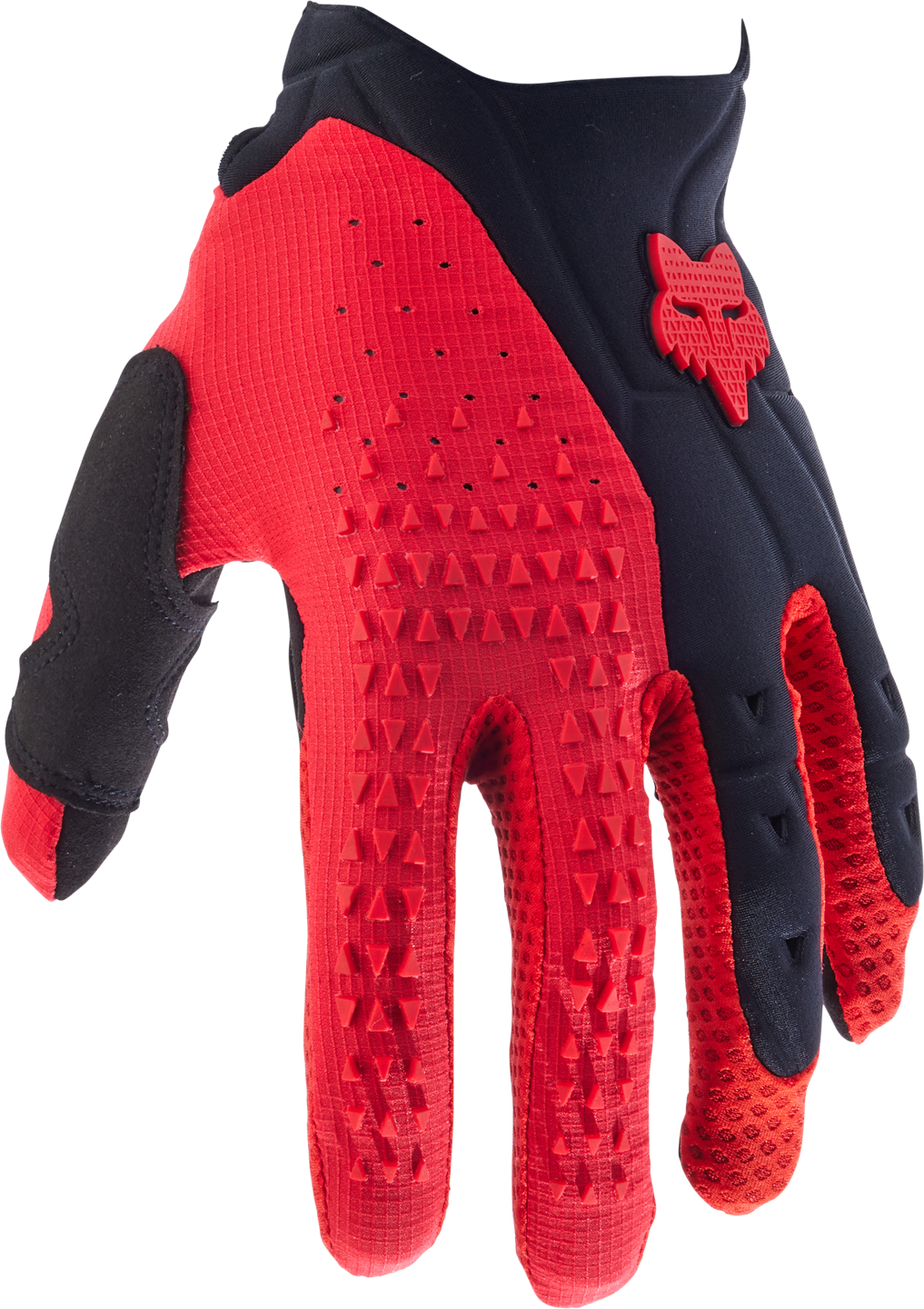 FOX Guantes de Cross  Pawtector Negro-Rojo