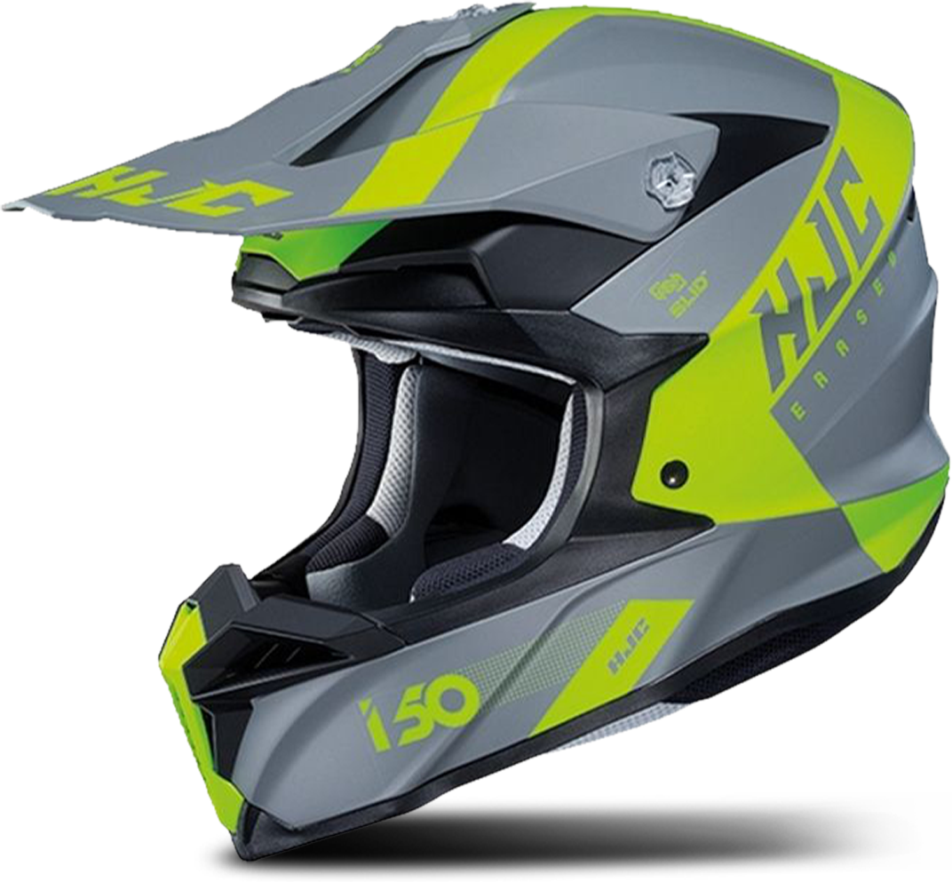 HJC Casco de Cross  i50 Erased MC4HSF Amarillo