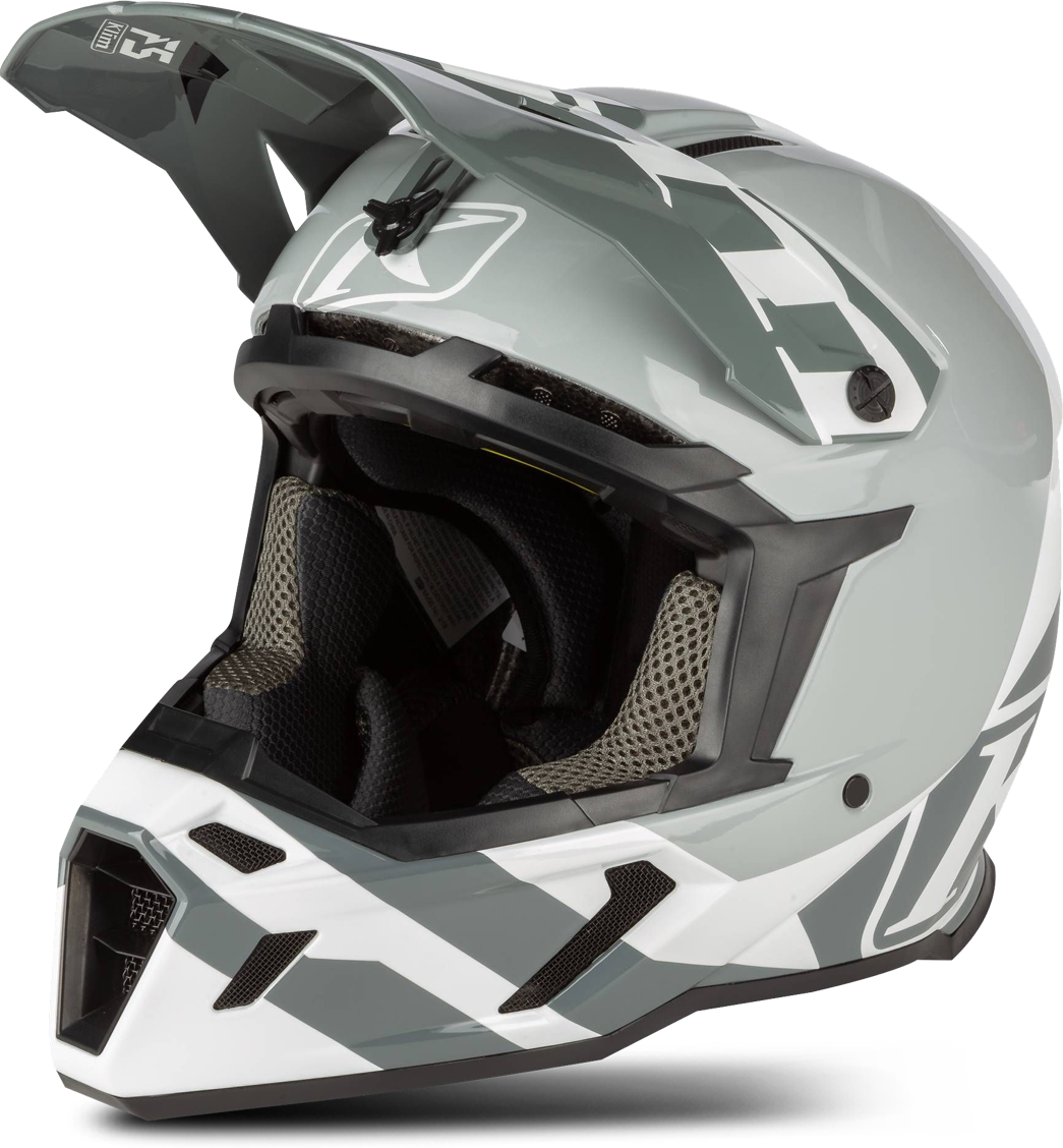 KLIM Casco de Cross  F5 Mips Koroyd Mips Gris