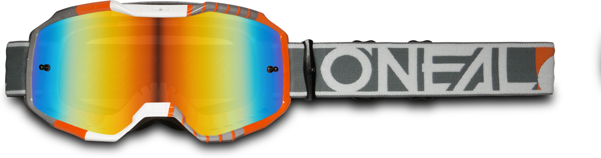 O'Neal Gafas de Cross  B-10 Duplex Blanco-Naranja-Rojo Radio