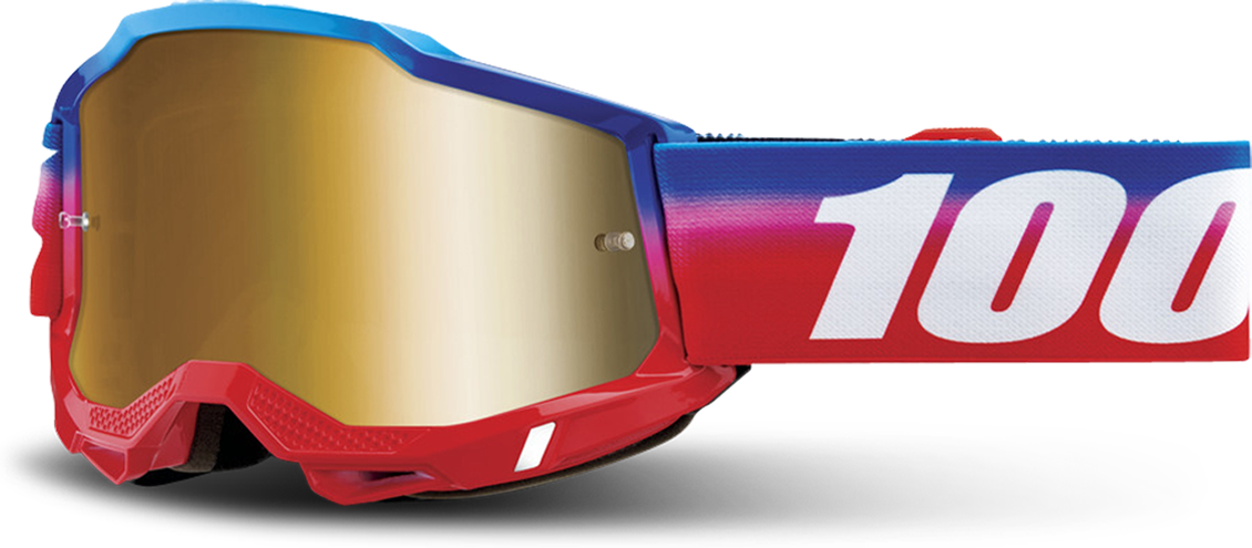 100% Gafas de Cross  Accuri 2 Unity True Lente Dorada