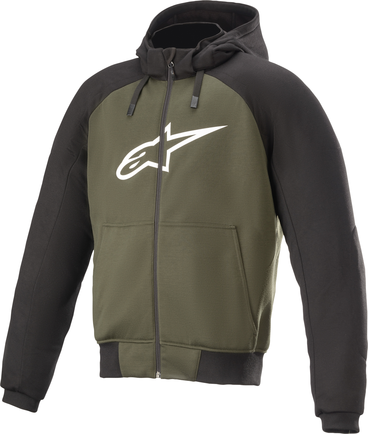 Alpinestars Chaqueta con capucha de Moto  Chrome Sport Negro Bosque