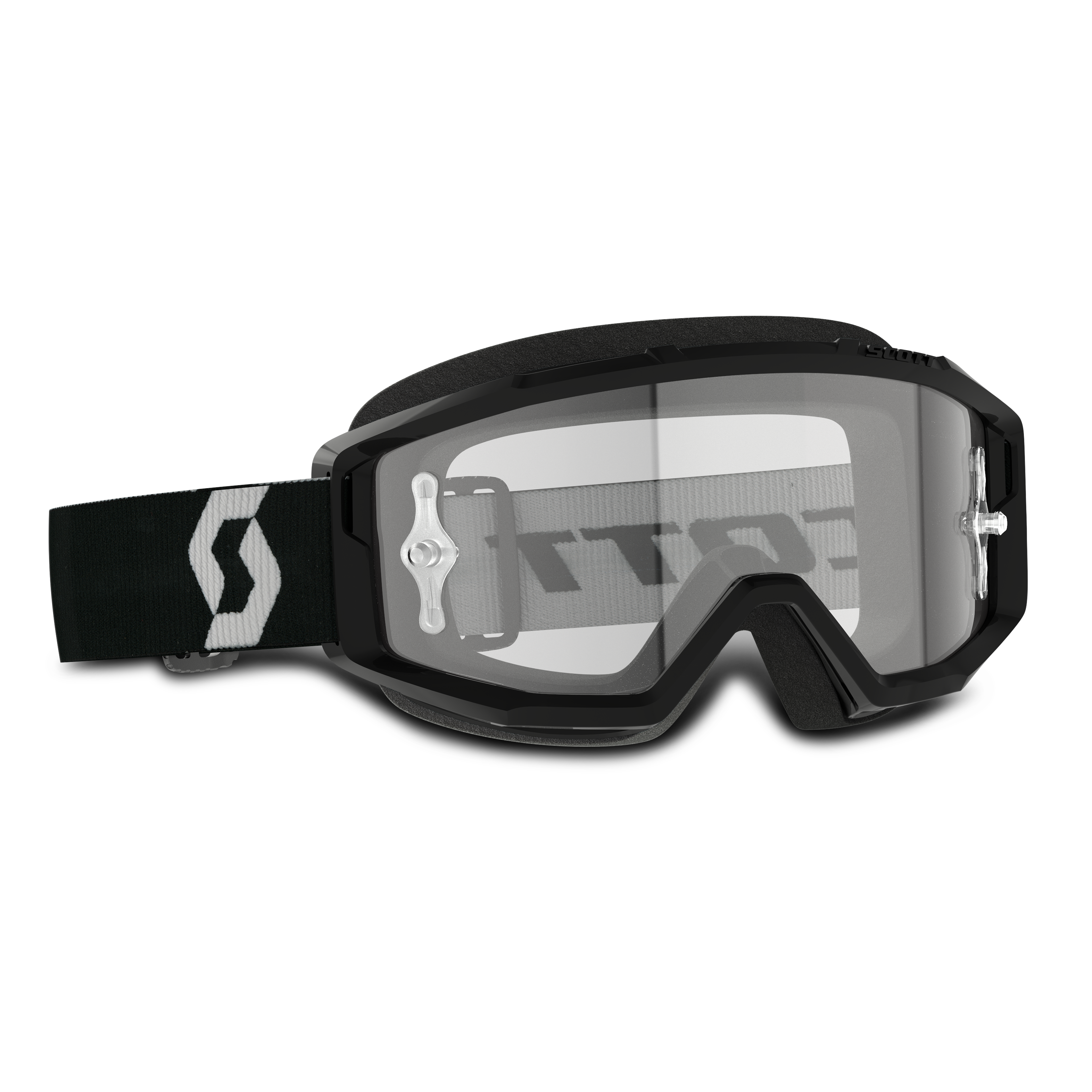 Scott Gafas de Cross  Primal Negro-Blanco-Transparente