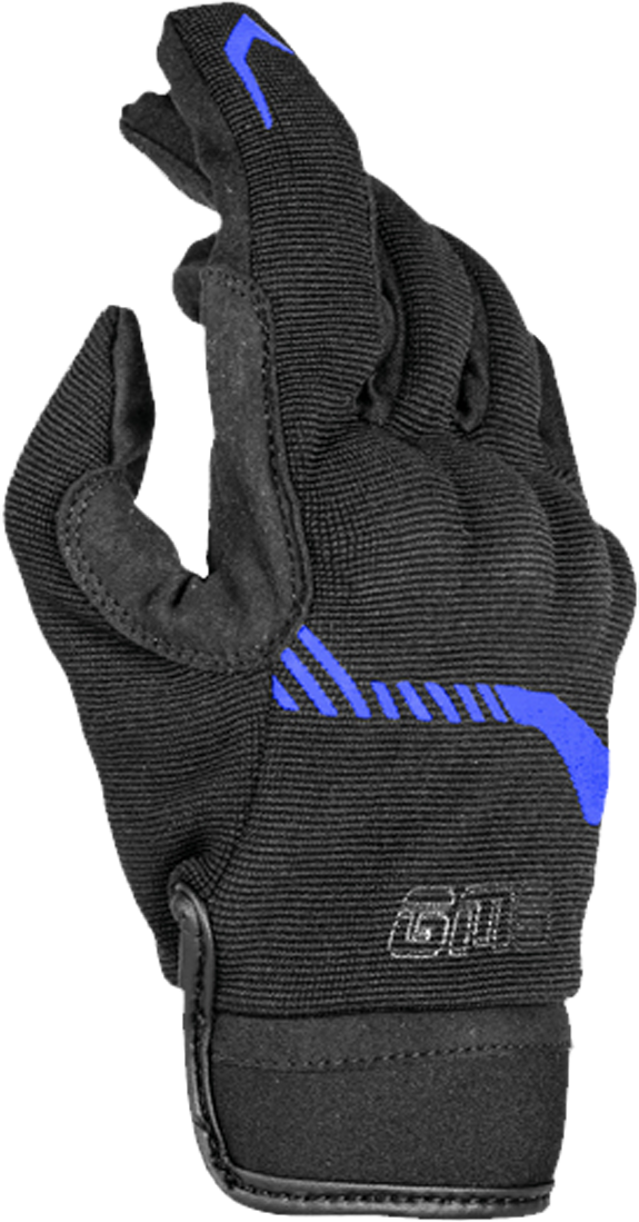 GMS Guantes de Moto  Jet-City Negro-Azul