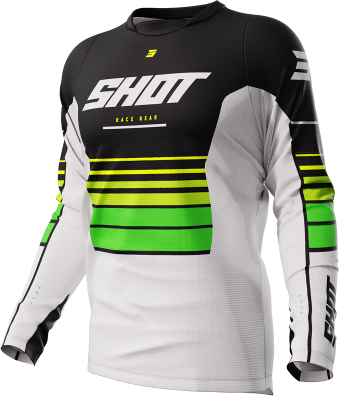 Shot Race Gear Camiseta de Cross Shot Devo Verde