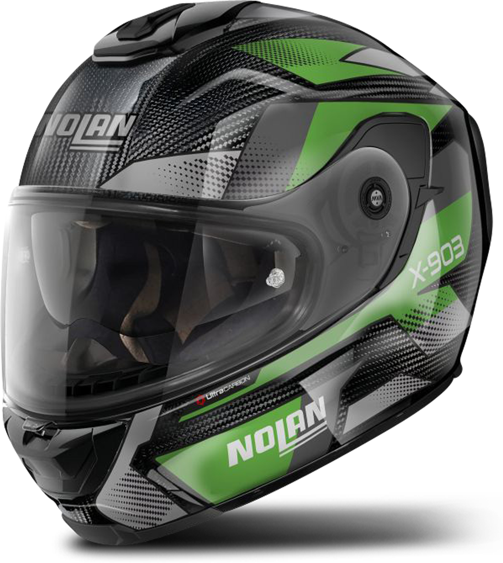 Nolan Casco Integral X-lite X-903 Ultra Carbon Verde-Gris