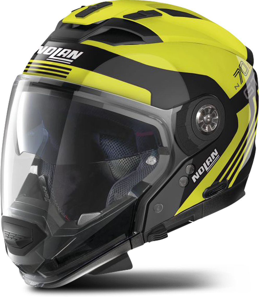 Nolan Casco Jet  N70-2 GT 06 Jetpack Amarillo-Negro