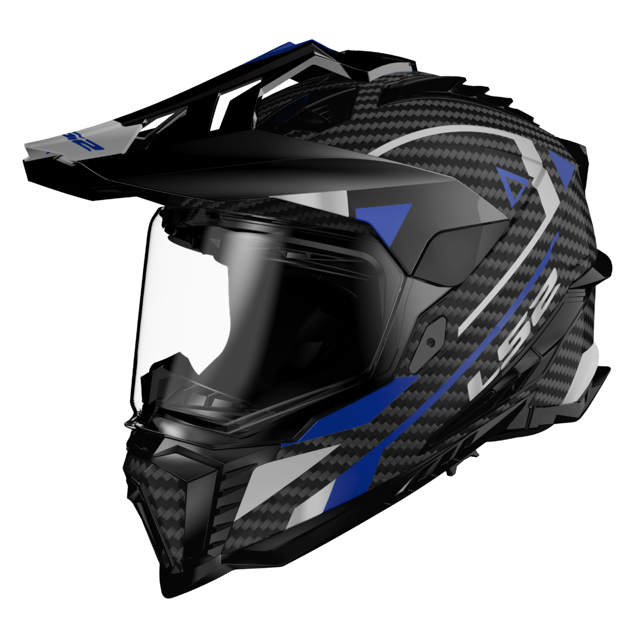 LS2 Casco Adventure  MX701 Explorer Carbono Azul