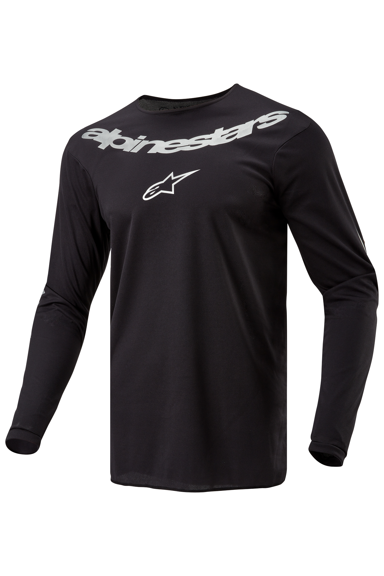 Alpinestars Camiseta de Cross  Fluid Graphite Negro-Plateado