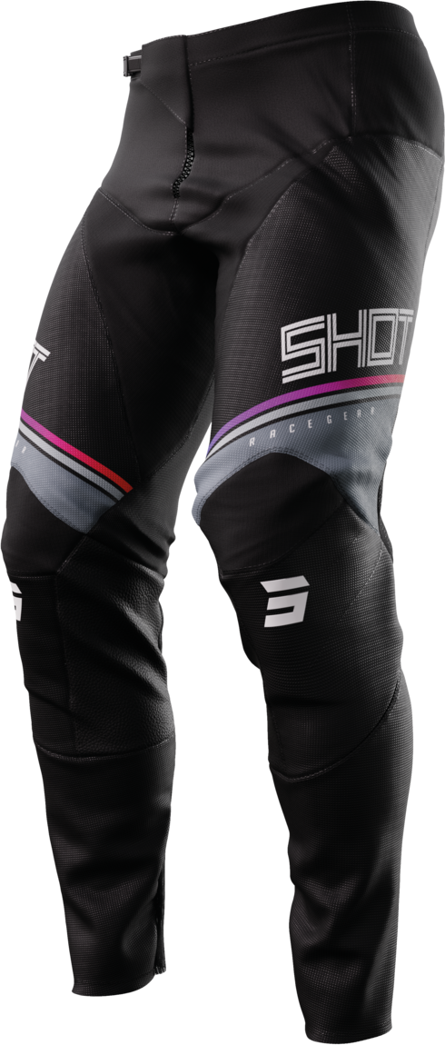 Shot Race Gear Pantalones de Cross Shot Contact Negro Indy