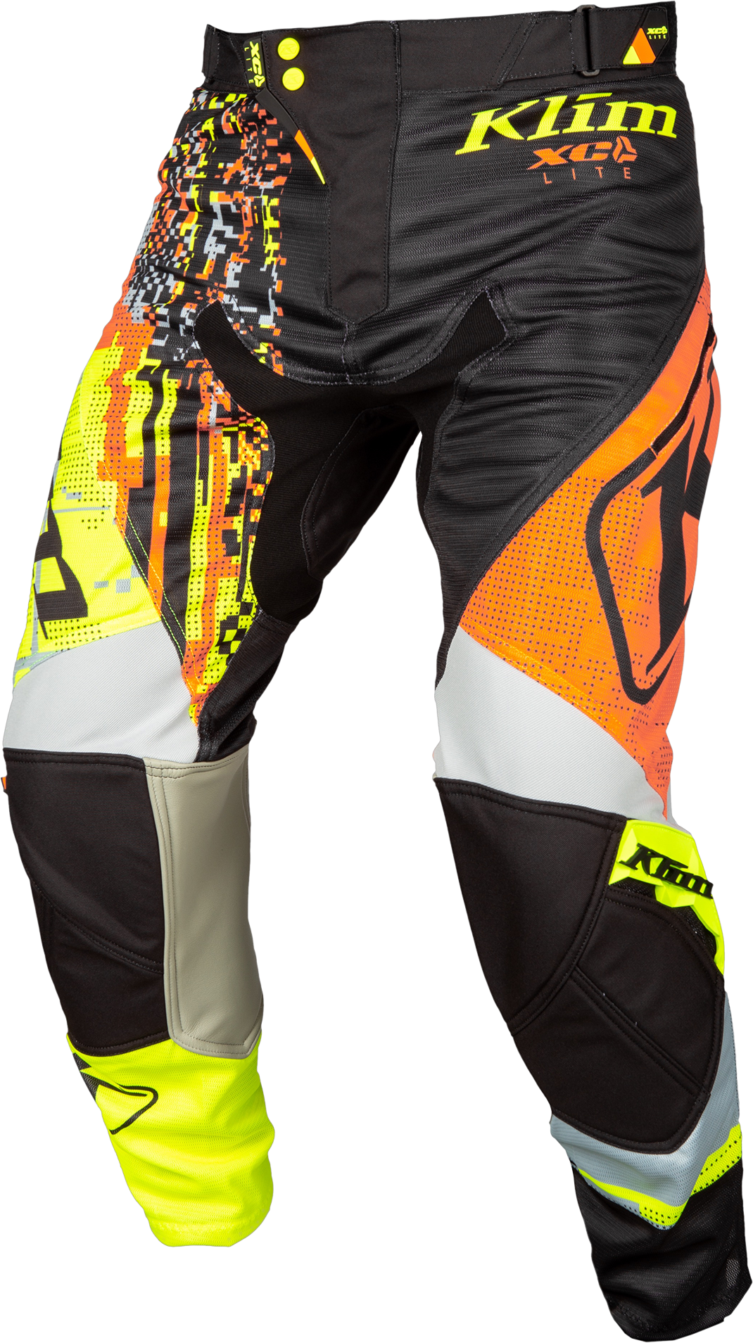 KLIM Pantalones de Cross  XC Lite Digital Chaos Naranjas