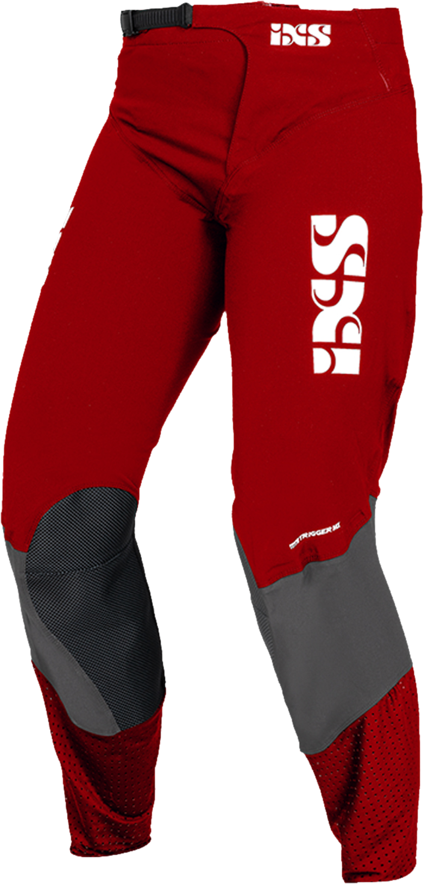 iXS Pantalones de Cross  Trigger Rojo-Gris