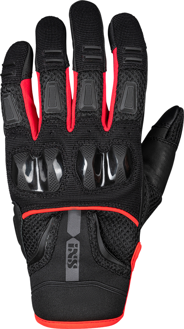 iXS Guantes de Moto  Matador-Air 2.0 Negro-Rojo Fluo