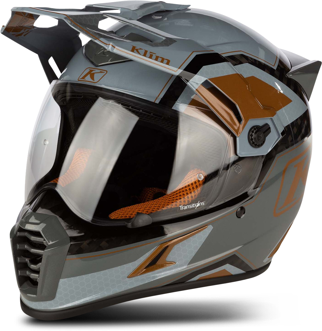 KLIM Casco Adventure  Krios Pro ECE Metálico-Bronce