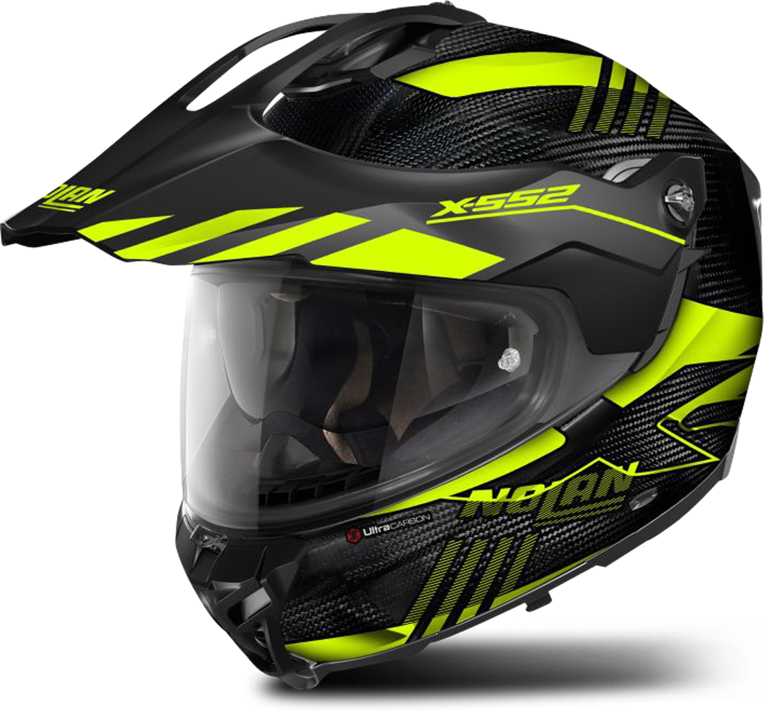 Nolan Casco Adventure  X-552 Ultra Carbon Amarillo