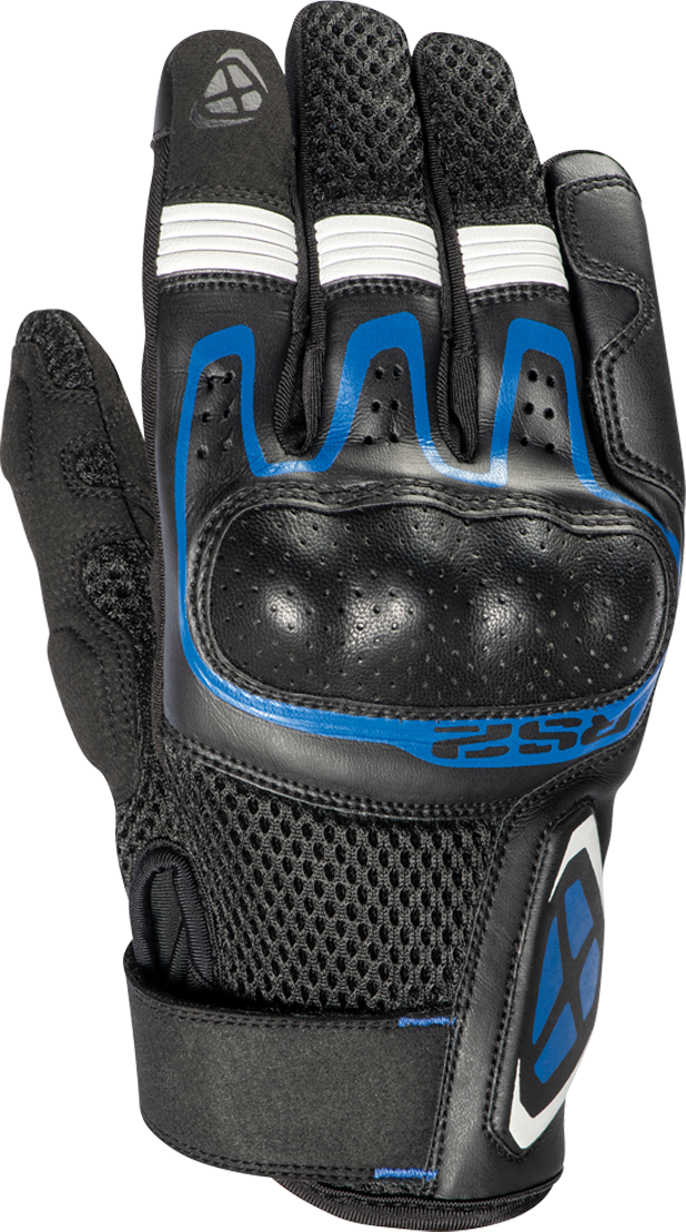 Ixon Guantes de Moto  RS2 Negro-Azul-Blanco