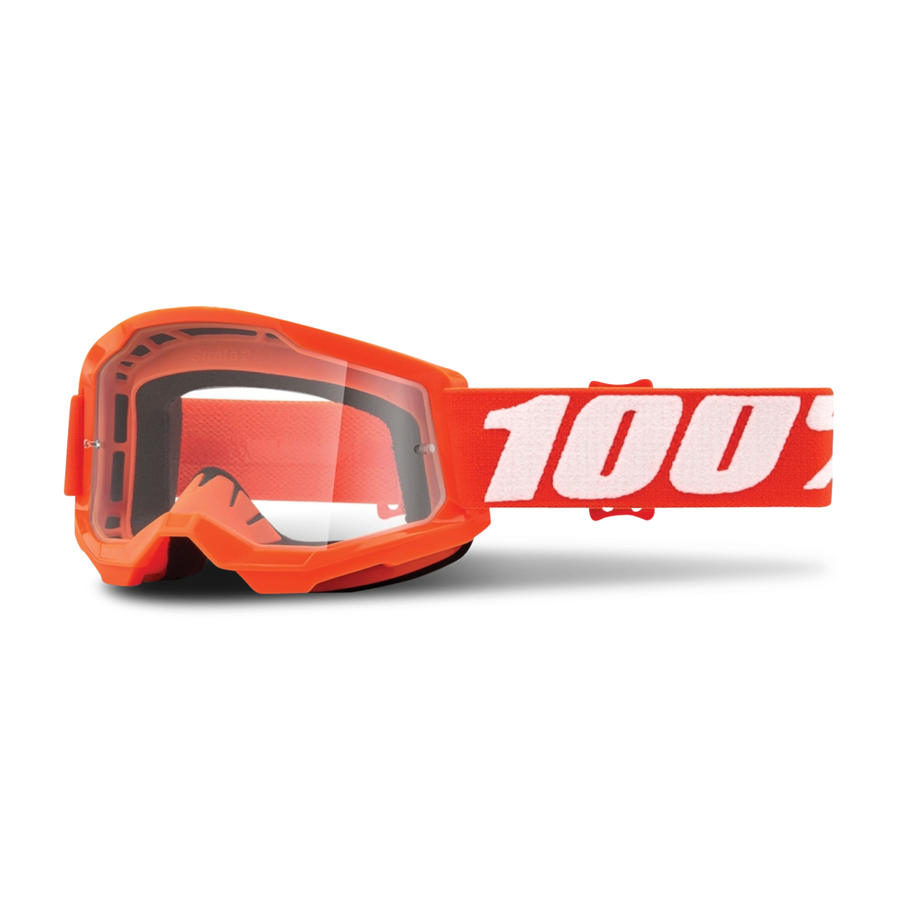100% Gafas de Cross  Strata 2 Niño Naranjas