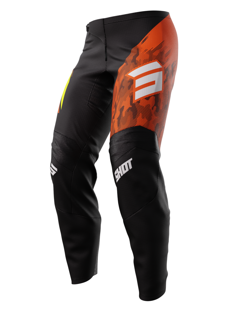 Shot Race Gear Pantalones de Cross Niño Shot Draw Naranja Matrix