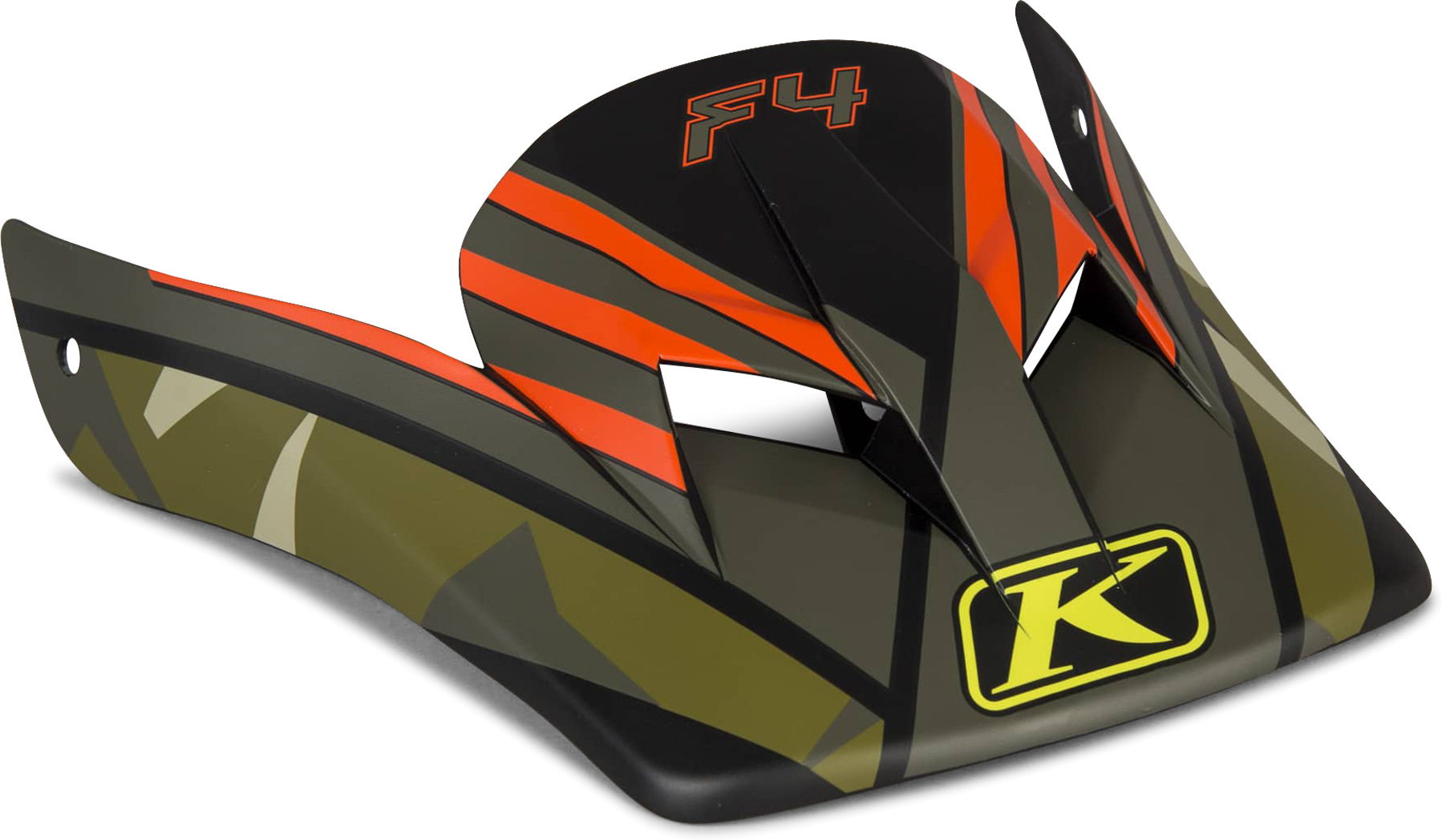 KLIM Visera de Casco  F4 Shattered Verde