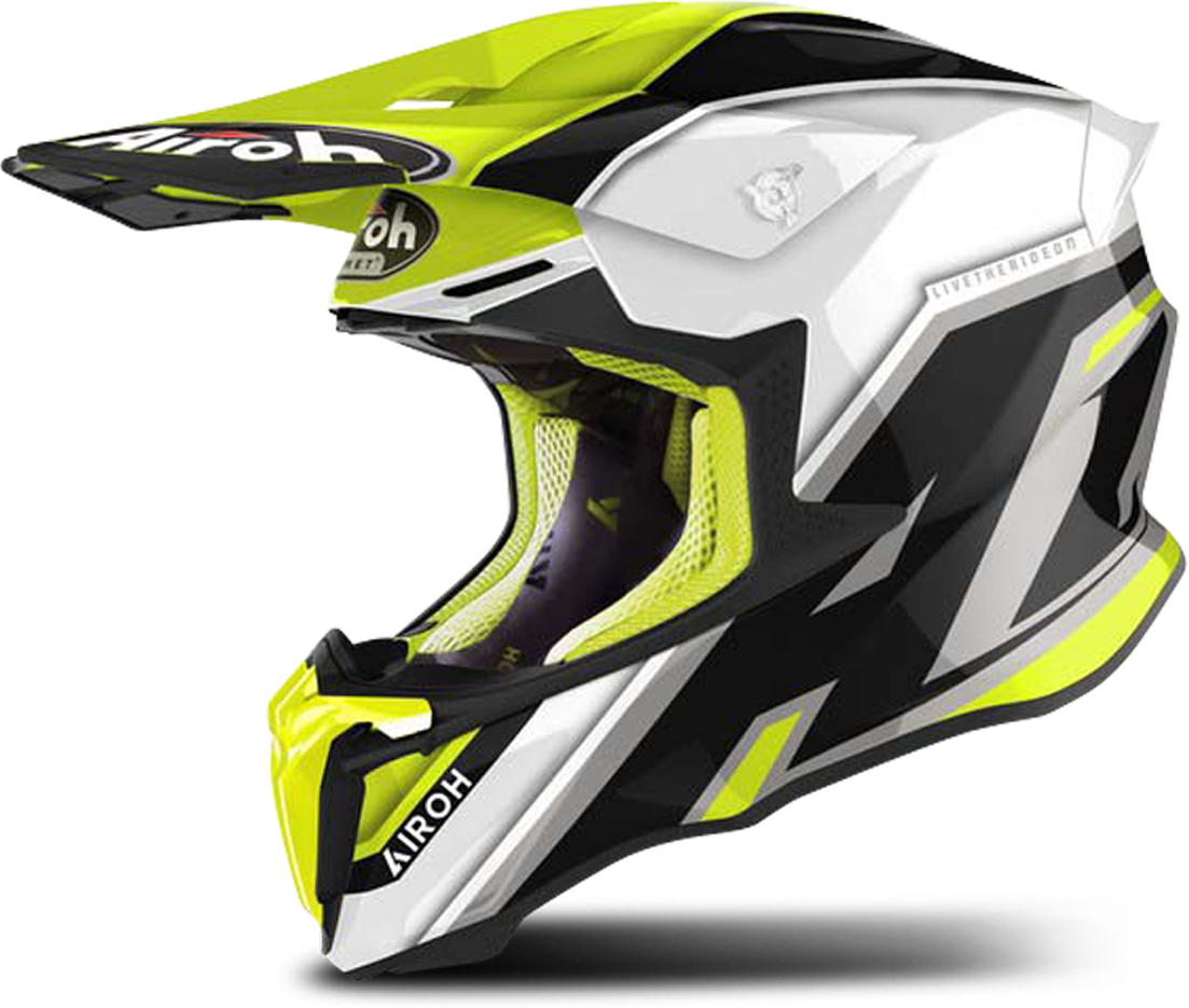 Airoh Casco de Cross  Twist 2.0 Amarillo