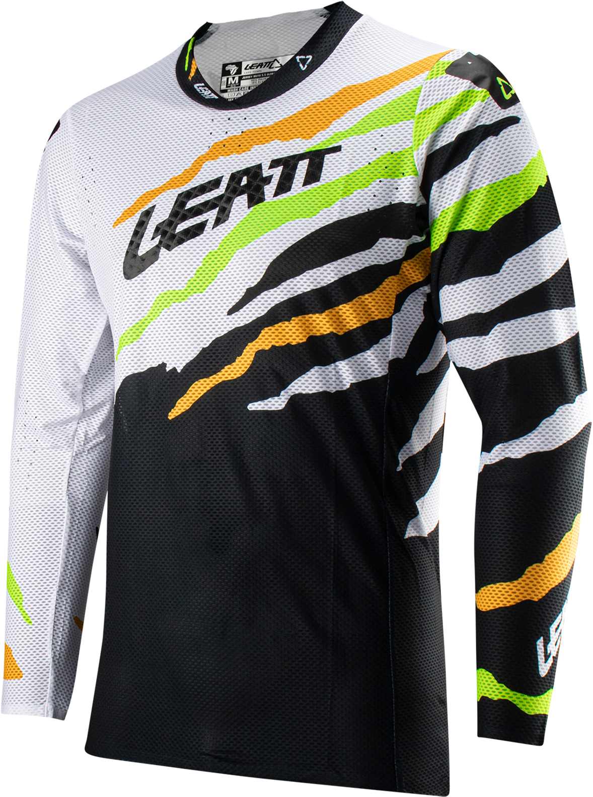 Leatt Camiseta de Cross  Moto 5.5 UltraWeld Tigre Citrus