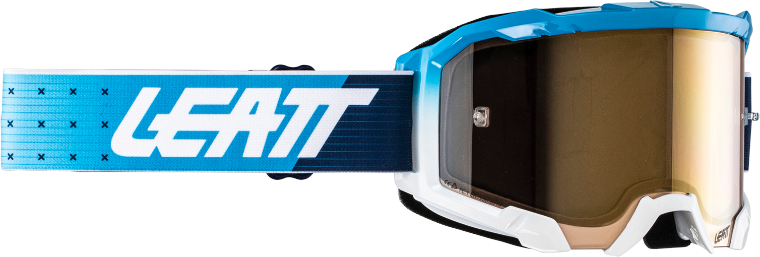 Leatt Gafas de Cross  Velocity 4.5 Iriz Cian-Bronce UC 68%