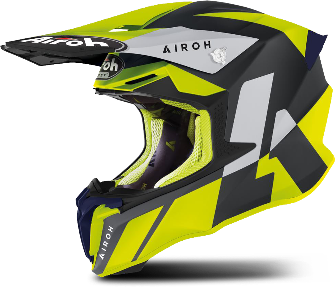 Airoh Casco de Cross  Twist 2.0 Lift Amarillo