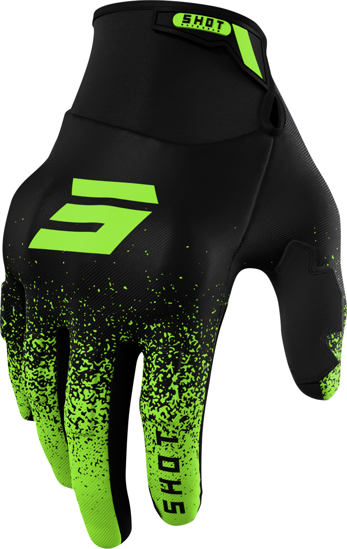 Shot Race Gear Guantes de Cross Shot Drift Edge Verde