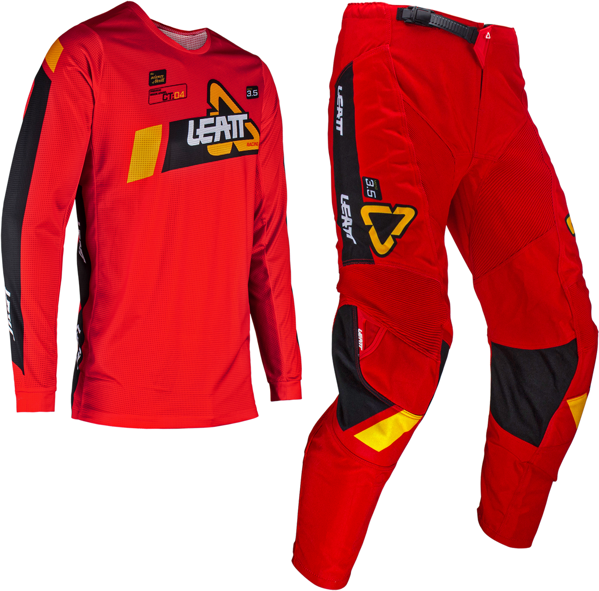 Leatt Traje de Cross  Ride Kit 3.5 Rojo