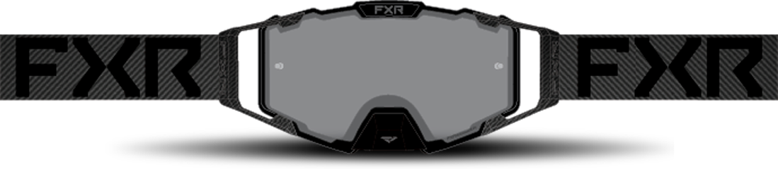 FXR Gafas de Cross  Pilot Carbon Lemte Ahumada Negras