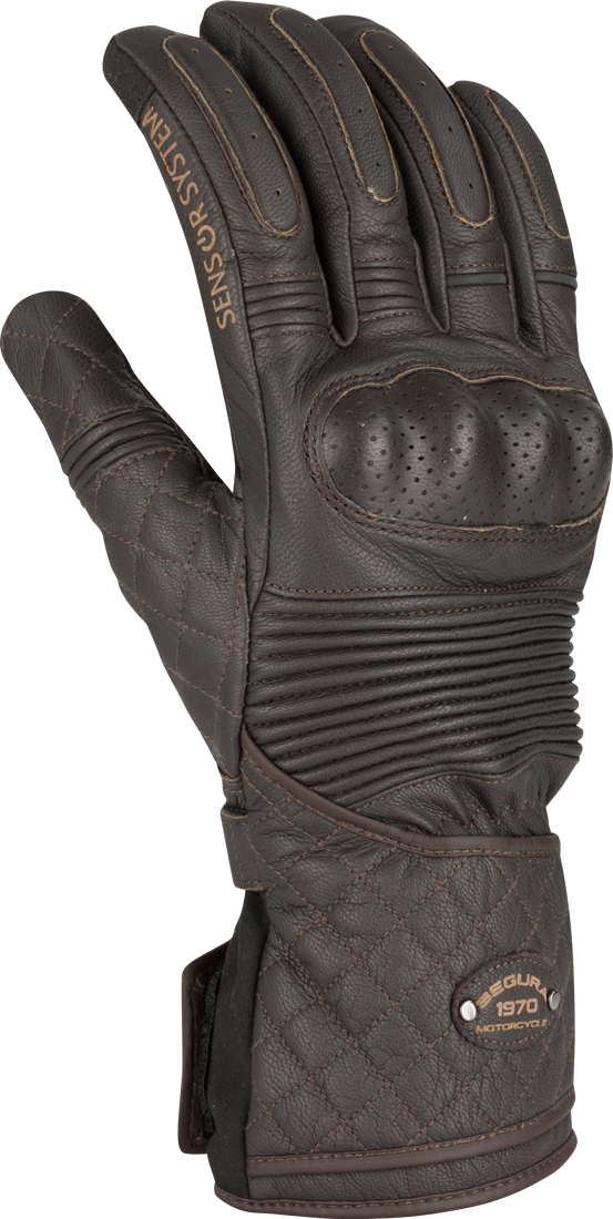 Segura Guantes de Moto  Gonzales Marrón