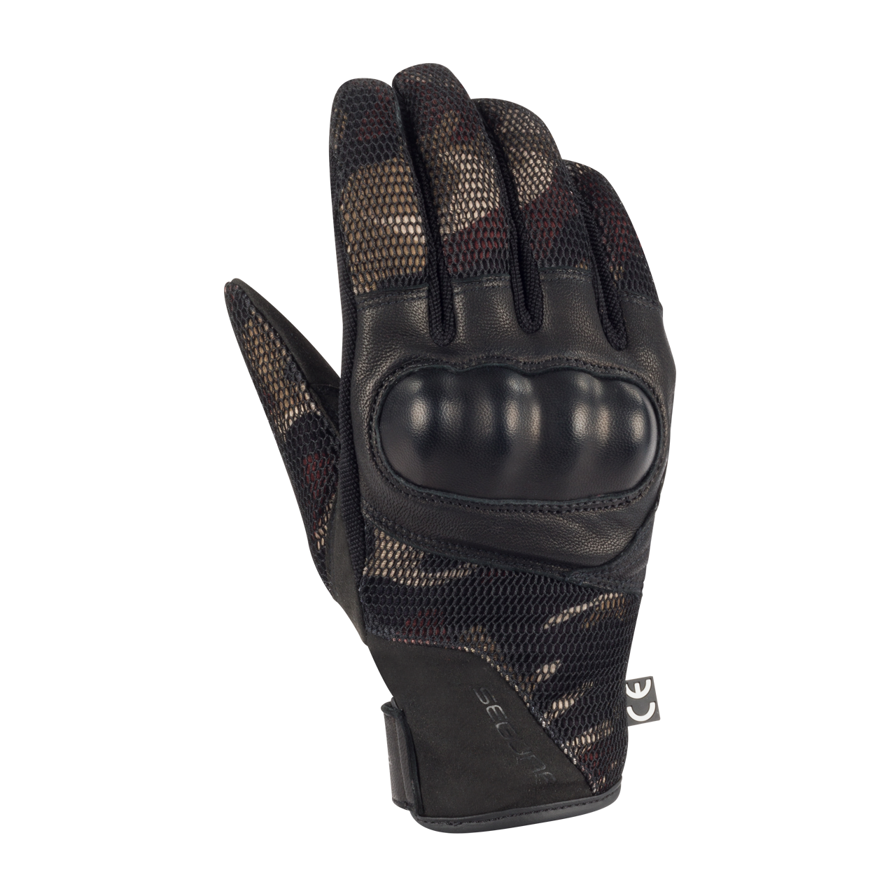 Segura Guantes de Moto  Tobago Negro-Camuflaje