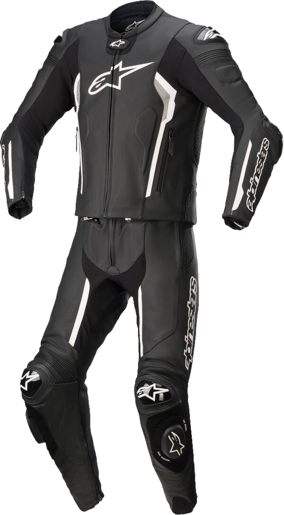 Alpinestars Mono de Cuero  Missile V2 2 Piezas Negro-Blanco