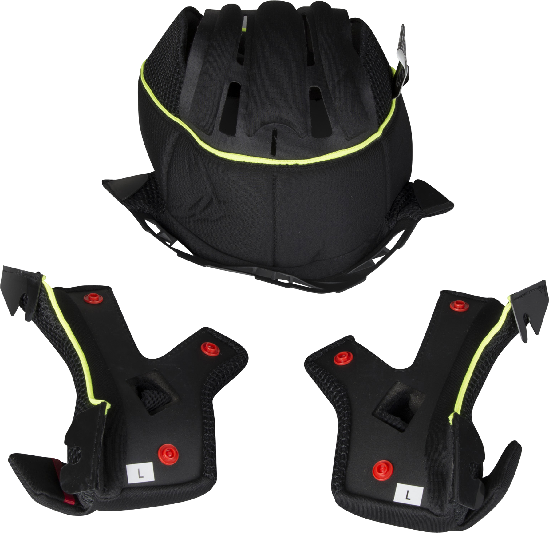 Acerbis Interior de Casco  Carbon 3.0 Negro-Amarillo