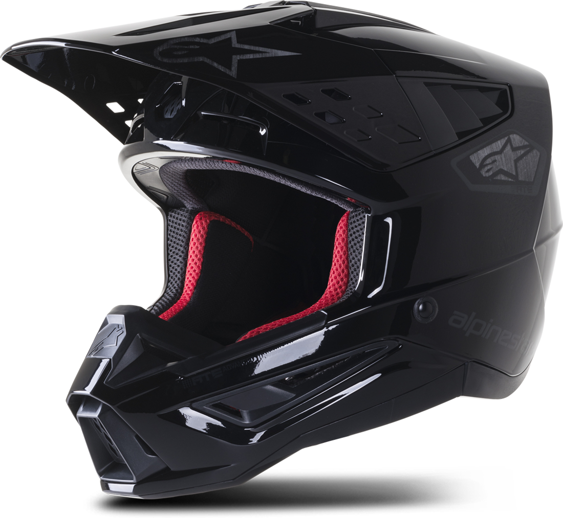 Alpinestars Casco de Cross  S-M5 Scout Negro-Plateado