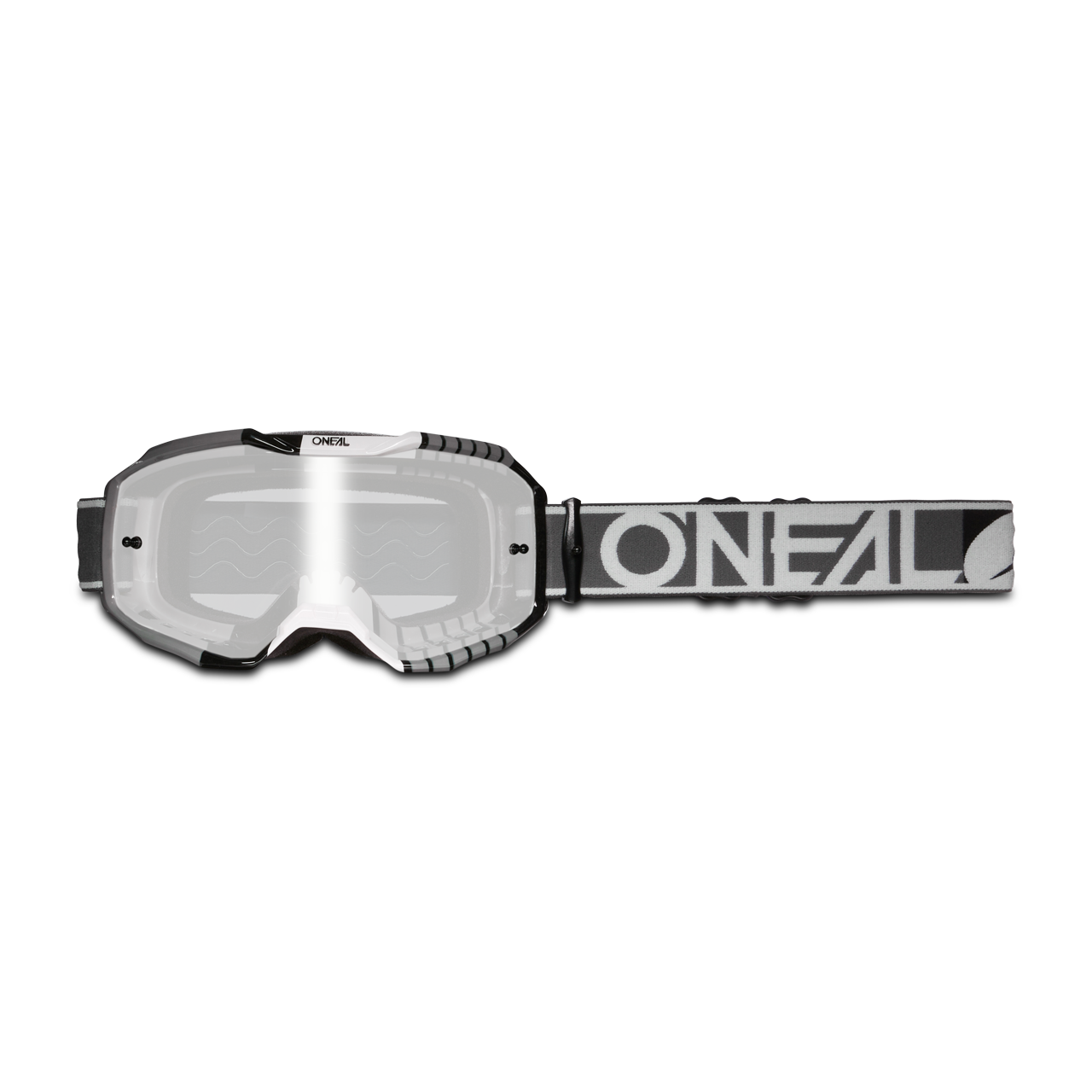 O'Neal Gafas de Cross  B-10 Duplex Gris-Blanco-Espejo Plateado