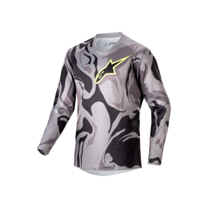 Alpinestars Camiseta de Cross Niño  Racer Tactical Gris-Camuflaje-Magneto (XL)