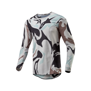 Alpinestars Camiseta de Cross  Racer Tactical Camuflaje-Gris (XL)