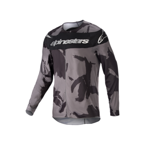 Alpinestars Camiseta de Cross  Racer Tactical Camuflaje Hierro (S)