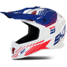 Shot Race Gear Casco de Cross Shot Lite Fury Azul Marino-Rojo