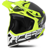 Acerbis Casco de Cross  Steel Carbon Negro-Amarillo Flúor