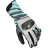 Macna Guantes de Moto Mujer  Krown Negro-Verde Menta