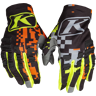 KLIM Guantes de Cross  XC Lite Digital Chaos Naranjas