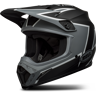 BELL Casco de Cross  MX-9 Mips Twitch Negro Mate-Gris-Blanco