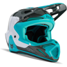 FOX Casco de Cross  V3 Revise Verde Azulado