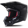 Alpinestars Casco de Cross  S-M5 Scout Negro-Plateado