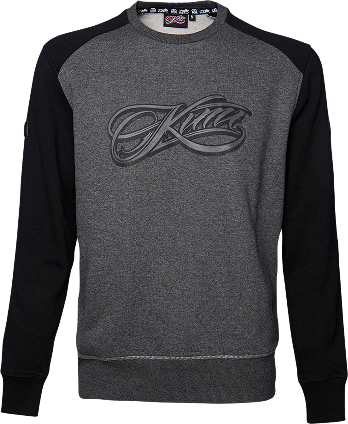 Kimi Sudadera  Script Logo Negro-Gris Kimi Sudadera  Script Logo Negro-Gris
